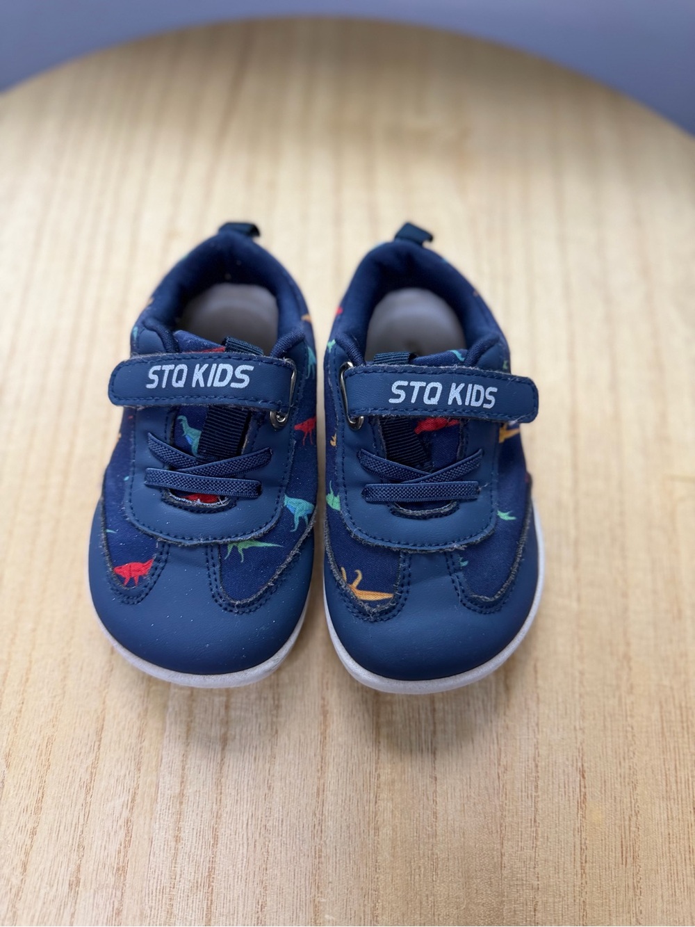 Navy Dinosaur Toddler Sneakers